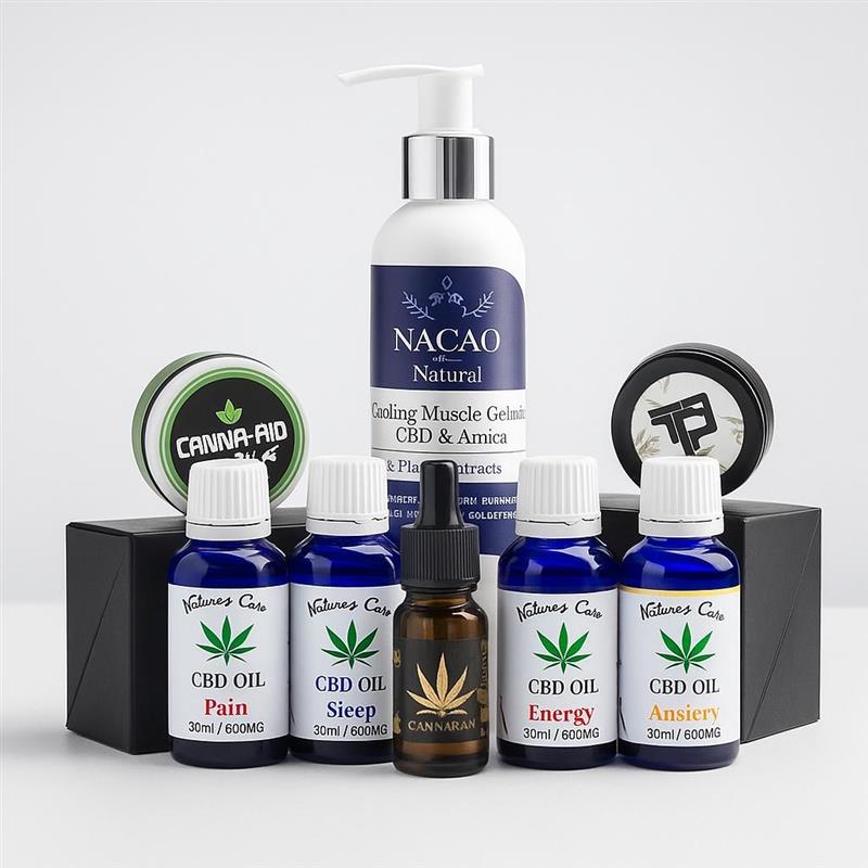 CBD oil and tropical creams